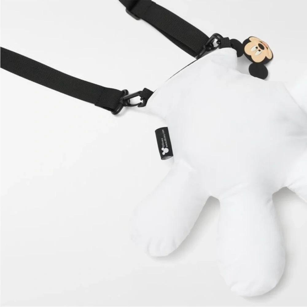 NWT Zara X Disney Mickey Mouse Glove Purse Crossbody Bag - Picture 4 of 13